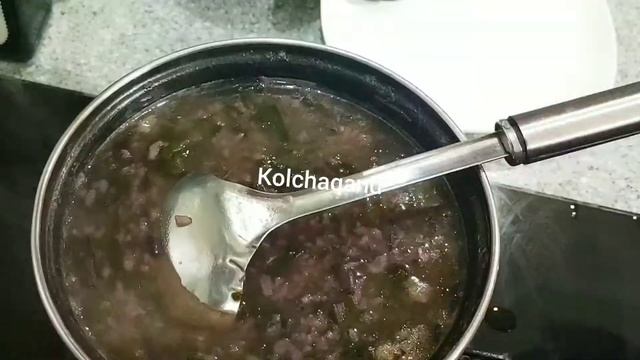 Сиёхалаф - суп из горного лука آش سیاه علف сиёҳалаф очень вкусный и полезный суп. Таджикская кухня смотреть онлайн