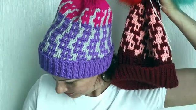 Mosaic crochet pattern. Мозаичное вязание крючком. Евгения Крочет смотреть онлайн
