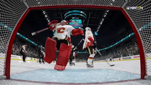 NHL 17 PS4. 100th Regular Season real 2016-2017. CGY at SJ. 11.03.2016. (NBCSN) ! смотреть онлайн