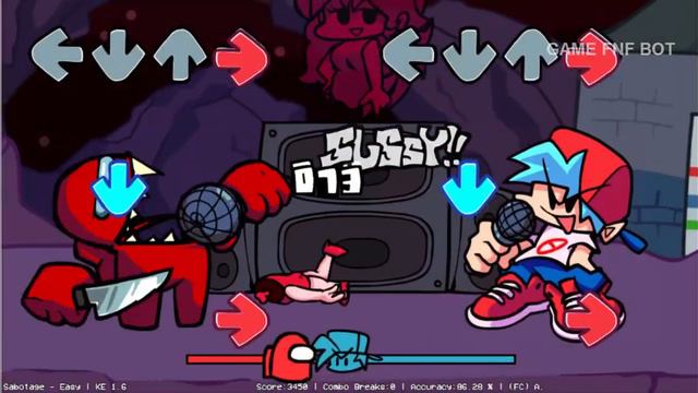 FNF Character Test | Gameplay VS Playground | FNF mods Auditor Impostor Among Us Spamton смотреть онлайн