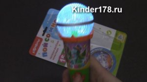 Пой со мной! "Микрофон Песенки весёлых мультяшек" 15 песенок Азбукварик. Видео-обзор