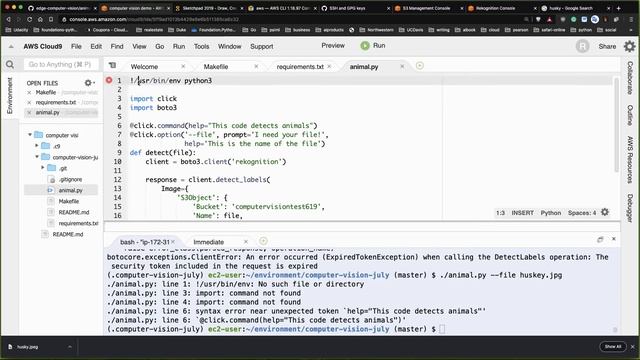 Live Coding Computer Vision Demo with Lambda смотреть онлайн