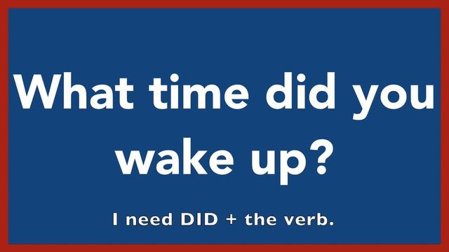 My DAILY ROUTINE - In The PAST SIMPLE #learnenglish
