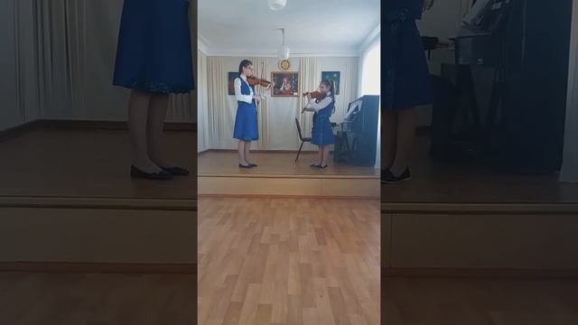 А.Вивальди "Концерт для двух скрипок a-moll 1-я часть. исп. Фиш Света и Корохова Инна смотреть онлайн