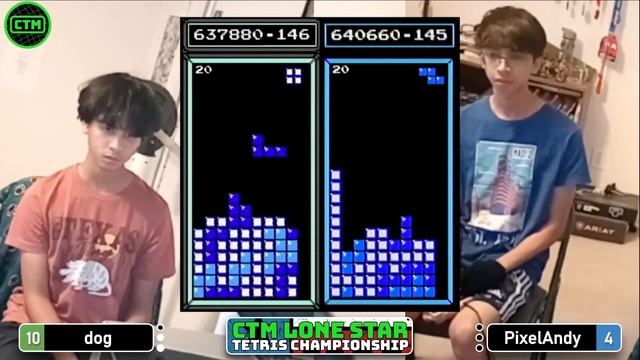 GRAND FINALS! Classic Tetris Monthly Lone Star 2023 | Dog vs. Andy смотреть онлайн
