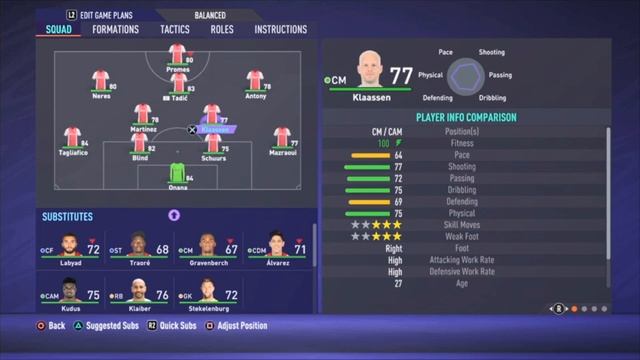 BEST AJAX Formation, Tactics and Instructions - FIFA 21 TUTORIAL смотреть онлайн