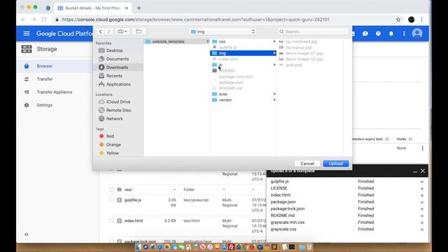 Create a Static Website - Google Cloud Platform Tutorial смотреть онлайн