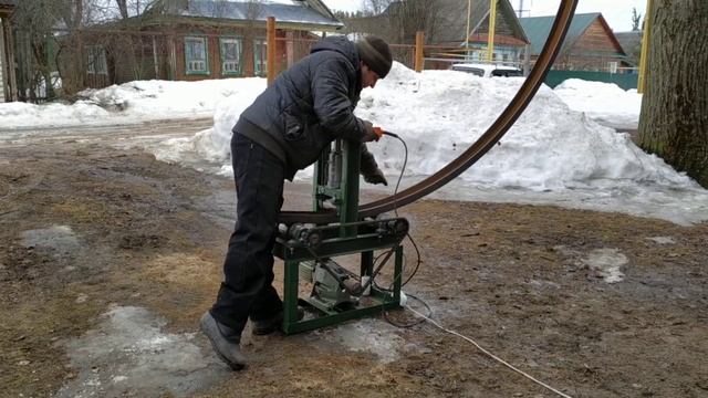 Гибка швеллера 100мм смотреть онлайн