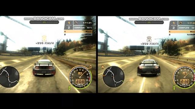 Izzy's Mazda RX-8 VS Big Lou's Mitsubishi Eclipse GT parallel speedtrap race in NFS Most Wanted смотреть онлайн