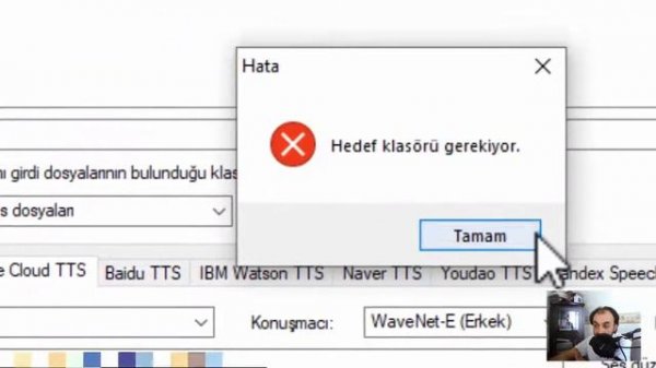 193 Yazıyı Sese Çevirme (Yeni !) Ücretsiz Masaüstü Program İle Google Cloud Sesleri Wavenet TTS