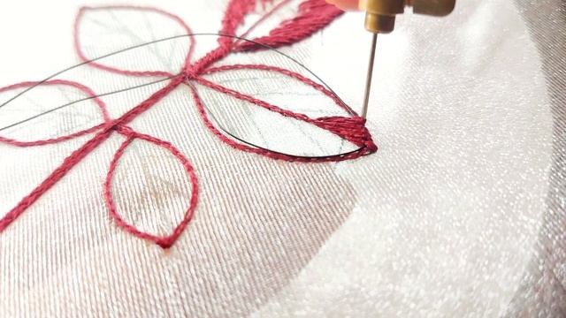 Люневильская вышивка гладью с переходами цвета. Luneville Stump Work Embroidery.