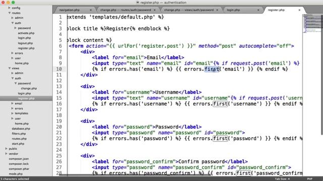PHP Authentication: Change Password (28/30) смотреть онлайн