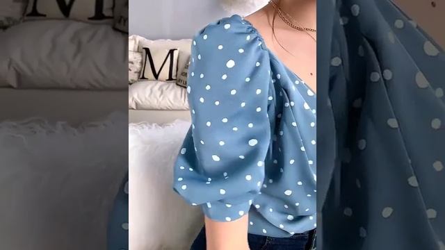 Dabuwawa элегантная шифоновая блузка с рукавами фонариками и квадратным вырезом для женщин, летняя смотреть онлайн