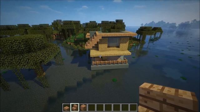 Как построить КРАСИВЫЙ ДОМ У ОЗЕРА 9x9 в майнкрафт! Скачать КАРТУ смотреть онлайн