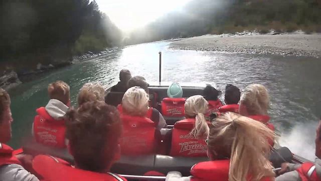 Shuttle Jet Boat Ride with the Infinite Connection Ultimate Adventures Queenstown смотреть онлайн