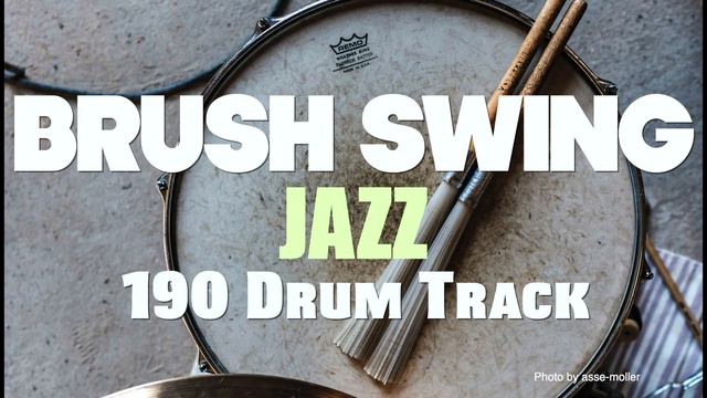 [BRUSH SWING BEAT] 190 BPM / Instead Of Metronome