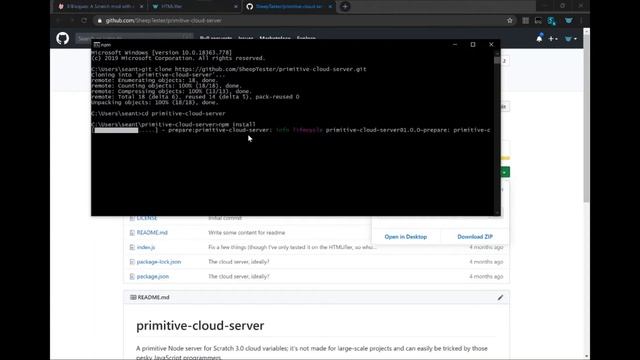 Using my primitive cloud server for an HTMLified project смотреть онлайн