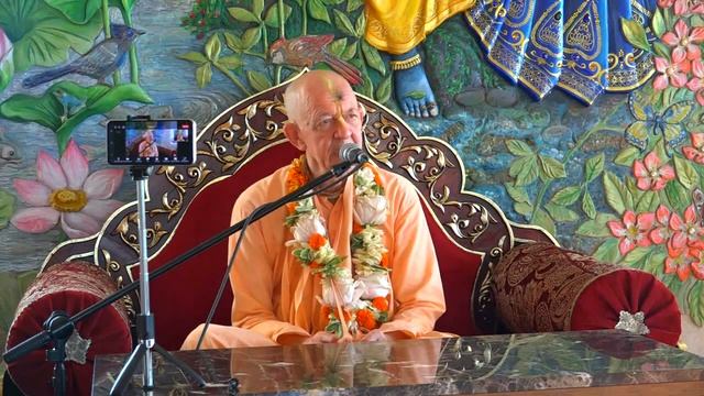 08.10.2023 - Sunday program (camera) - BG 8.7 - Vladivostok, New Jagannatha Puri Temple смотреть онлайн