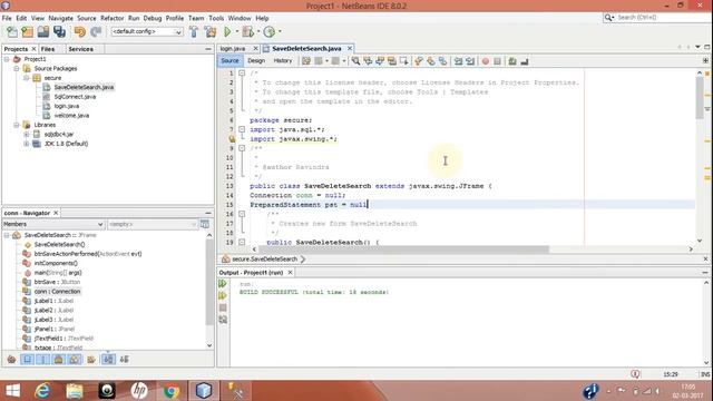 Insert / Save Data into Database using Netbeans and Sql Server смотреть онлайн