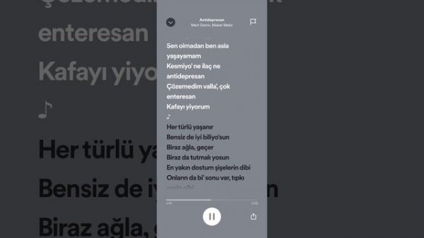 gitme burdan | Mabel Matiz - Antidepresan