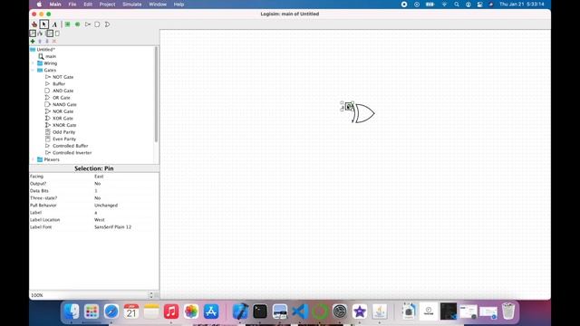 Logisim On M1 Mac BookPro смотреть онлайн