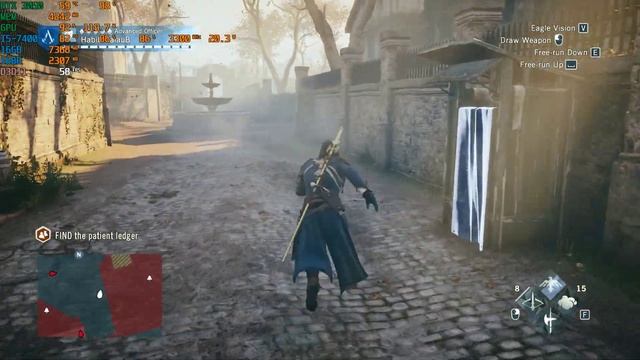 AC Unity RTX 3050 8GB With I5-7400