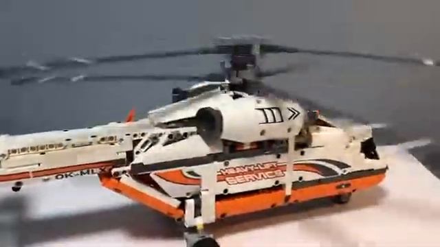 헤비리프트 헬리콥터 42052 LEGO Technic Heavy Lift Helicopter смотреть онлайн