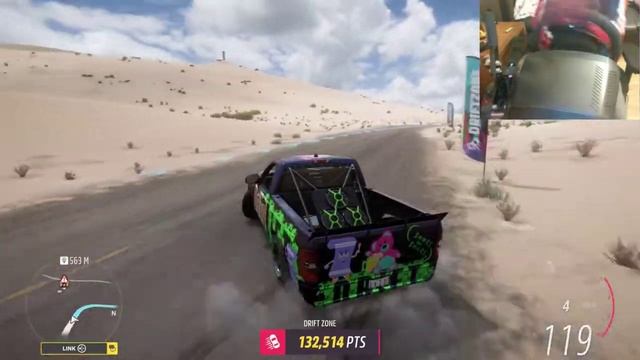 FH5 -  TS-PC Racer F488 (Wheel cam) - Drift Challenge - week 15 - attempt #2 - 230k PTS