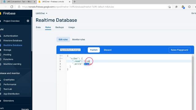 Firebase Settings for Learndash Chat Plugin Demo смотреть онлайн