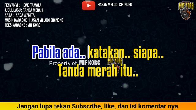 TANDA MERAH - Evie Tamala |KARAOKE DANGDUT HD смотреть онлайн