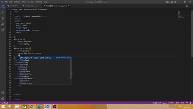 asmr programing - build a website creating header html css php - no talking смотреть онлайн