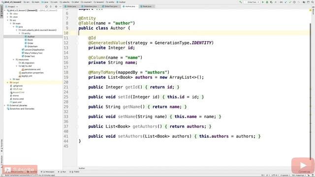 Entity Relationships In Java смотреть онлайн