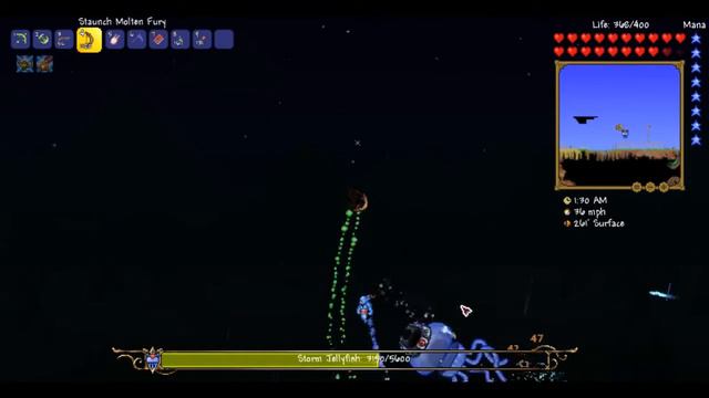 TERRARIA Tremor Mod Remastered - EXPERT STORM JELLYFISH смотреть онлайн