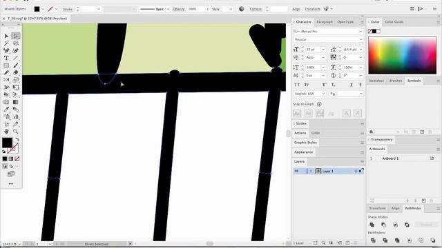 How to recolor open paths or shapes in Adobe Illustrator смотреть онлайн
