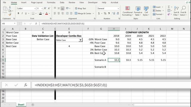 Creative Excel: Data Validation List, Combo Box, CHOOSE, and OFFSET смотреть онлайн