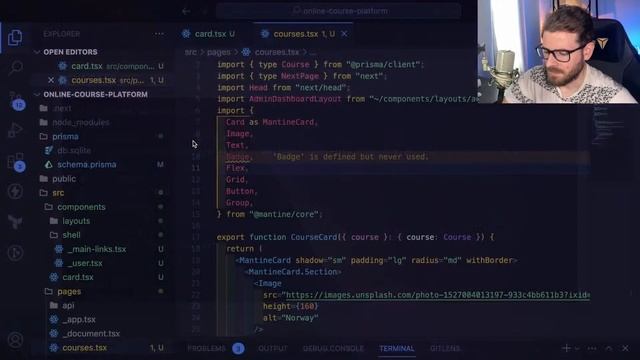 Create Next Layout and manage courses page | Part 3 смотреть онлайн