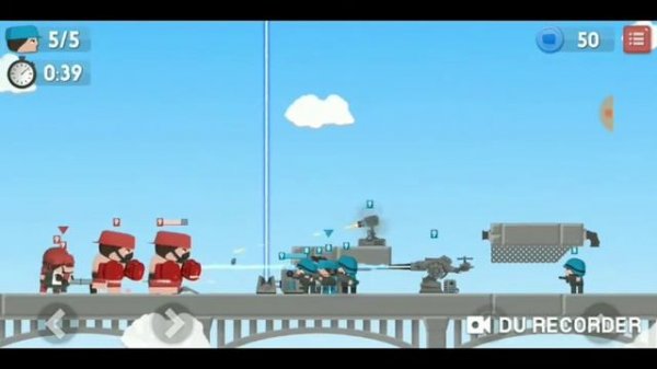 синие клоны vs красных клонов. Игра Clone Armies