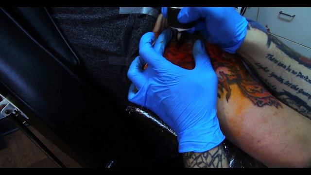 Tattoo | Firebird/Phoenix Color Fill Progress смотреть онлайн