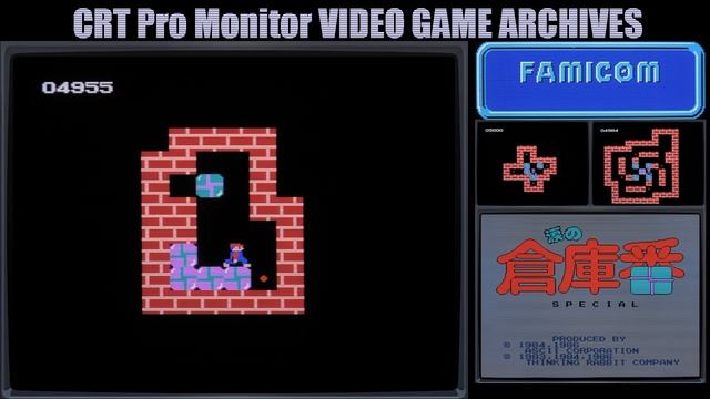ブラウン管 レトロゲーム アーカイブス 第115回【FC 涙の倉庫番スペシャル #1/JVC DT-V1710C/字幕表示可/実況無し】CRT Pro Monitor GAME ARCHIVES смотреть онлайн
