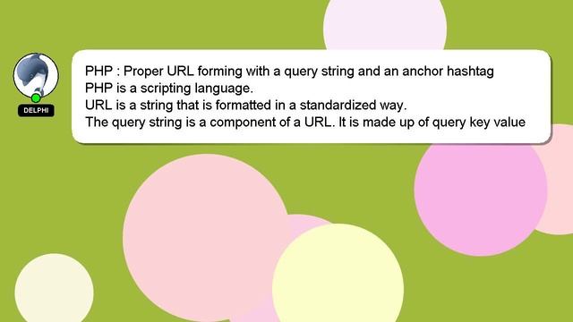 PHP : Proper URL forming with a query string and an anchor hashtag смотреть онлайн