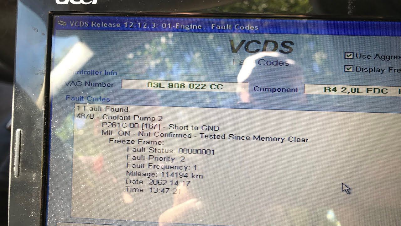 VW T5 GP моргает спираль, неисправность Р261С смотреть онлайн