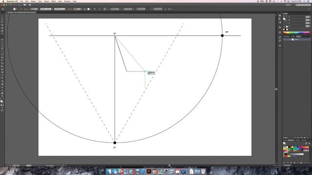 Sketch A Day How to: One Point Perspective Drawing using Adobe Illustrator смотреть онлайн
