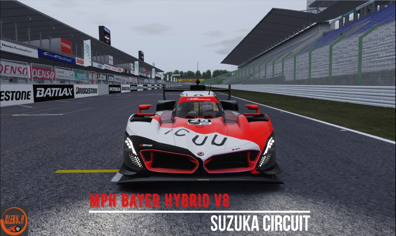 MPH Bayer Hybrid V8 - Suzuka Circuit / Assetto Corsa. смотреть онлайн