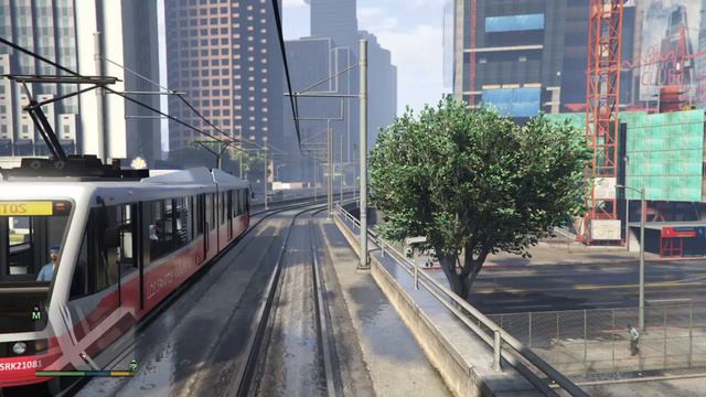 GTA 5 - Los Santos Transit train ride (Full Loop) смотреть онлайн