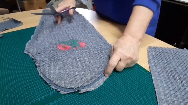 Курточка в технике синель. Eine Jacke In Sinel Technik