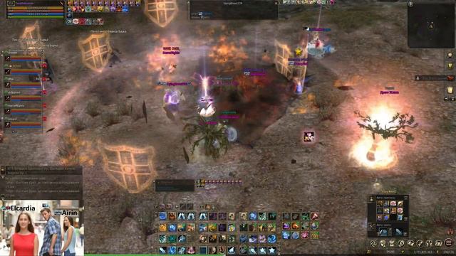 Lineage 2/Airin+(Blackbird)/P4H party vs pwnz(part7) смотреть онлайн