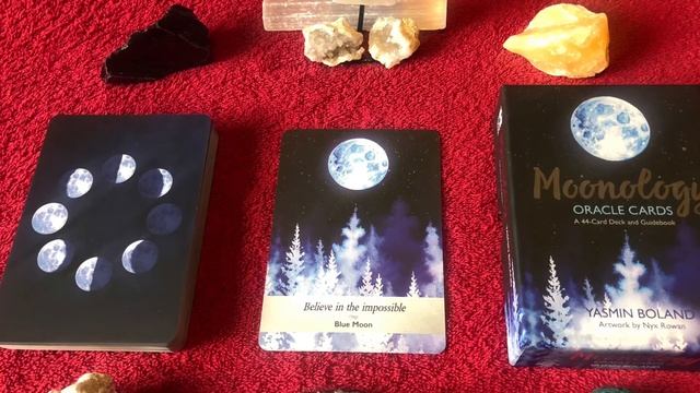Moonology Oracle Deck Blue Moon guide book audio description смотреть онлайн