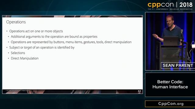 CppCon 2018: Sean Parent “Better Code: Human Interface” смотреть онлайн