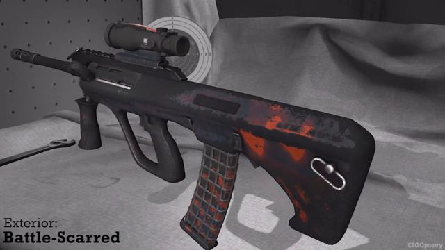 Radiation Hazard AUG StatTrak stickers skin preview FN/MW/FT/WW/BS смотреть онлайн