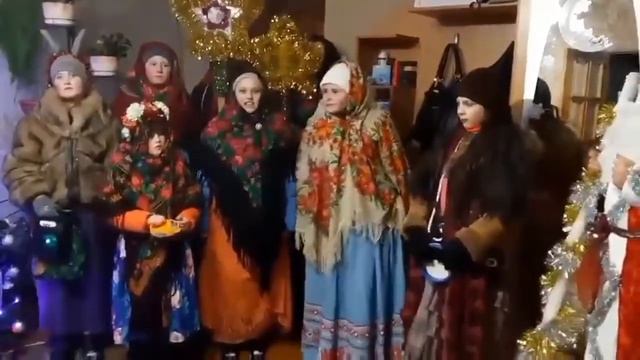 Колядки в Бельском сельском клубе смотреть онлайн